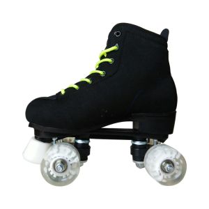 Sneakers volwassen kinderen zwarte twee lijn rolschaatsen schaatsen dubbele rij 4 wiel schaatsen schoenen goede kwaliteit als seba pu lederen geschenken voor kinderen ib32