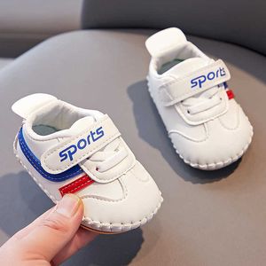 Sneakers herfst en winter zachte zool babyschoenen nieuwe baby peuter anti slip wandelen indoor naaikas H240509