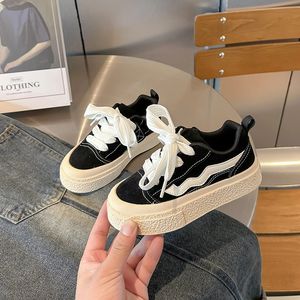 Sneakers Herfst Jongens Meisjes Canvas Schoenen Baby Grote Kinderen Biscuit Bodem Ademend Kinderen School Prestatie Schoenen Meisjes Schoenen 231102