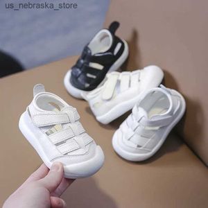 Sneakers Baby Boys and Girls Sandals 2023 Zomerzachte zool voorschoolse schoenen comfortabele kinderen Casual Outdoor Beach Q240412