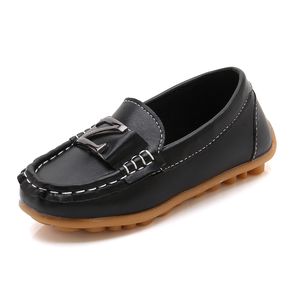 Sneakers babyjongens leren schoenen kinderen Loafers glijden aan zachte kinderen flats mode brief ontwerp snoep voor peuters groot 221205