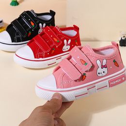 Sneakers Baby Shoes Children Sneakers Canvas Girl Babies Cartoon Born pour les tout-petits Kids Boy Infant Casual First Walkers Nonlip 230705