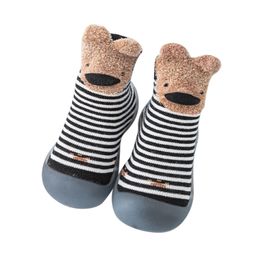 Baskets bébé chaussette chaussures anti-dérapant printemps automne dessin animé Animal respirant fille garçon doux Tpe semelle décontracté 230106