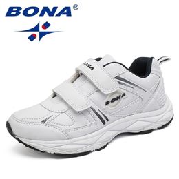Zapatillas de deporte BONA estilo niños zapatos casuales gancho bucle niños al aire libre jogging luz suave 221107