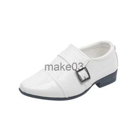 Sneakers Boy en cuir Chaussures Fashion Enfants Loafers Patent Leather Enfants Softs Soft Flats J230818