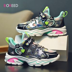 Zapatillas de zapatillas para niños zapatos casuales de moda niños cómodos para niñas de malla transpirable chaussure enfant 221207
