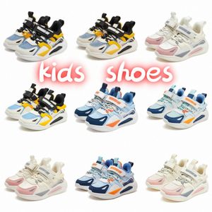 Sneakers Casual Boys Girls Children Trendy Kids Chaussures Black Black Blue Pink White Chaussures Tailles 27-38 7322 #
