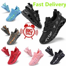 Sneakers Casual Mens Deisgner Runnning Shoes Federer Workout and Cross Black White Breathable Sports Trainers à lacets Jogging Traini 23