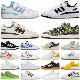 Sneakers Chaussures décontractées Low 84 White Silver Pebble Green 30th Anniversary Blue Camo Branch Brown Candy Canne Red Tech Purple Man Womens Taille 36-45 Q497 #