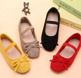 Sneakers Child Kids Girls Bow Knot Princess Shoes Chaussure Fille Bottom Soft Bottom 3 4 5 6 7 8 9 10 11 12 15year Old 230329