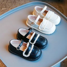 Baskets enfants filles en dentelle PU pour enfants de printemps couleur continue plage chaussures décontractées bébé pour tout-petit taille 2136 230413
