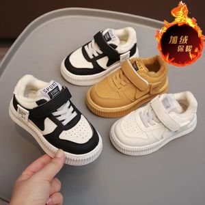 Sneakers Children s Autumn Winter Boys Sport Shoes Girls Comfy Thicken Warm Velet Lined Casual Toddler Non slip Footwear 231130