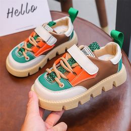 Sneakers Chaussures Enfants Flat Bottom Kids Sports Chaussures Automne Boy Girl Chaussures Chaussures Enfants Sneakers Outdoor Loisking Shoe 2636 220909