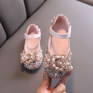 Baskets chaussures pour enfants perle strass brillant enfants princesse bébé filles fête et mariage D487 230522