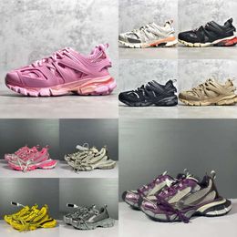 Sneakers Designer Chaussures décontractées Balencaga 3xl Track Triple S 3.0 Top Quality Cuir Men and Women Trainers Noir blanc vert rose bleu foncé gris cool taille 35-45