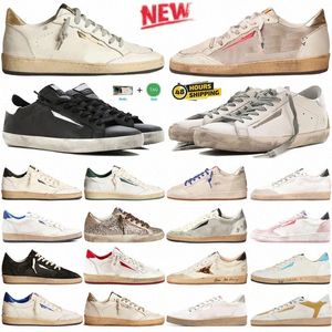 Sneakers Designer schoenen Sneaker Shoe Trainers Heren Dames Do Old Dirty Men Dames ster Black Wit Pink Blue Snake Leather Green Beige Lace Up H99T#