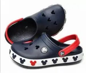Zapatillas Disney Mickey Minnie, zapatillas de playa para niños y niñas, zapatillas 3D, zapatos con agujeros para niños, sandalias para niños, zapatos para bebés