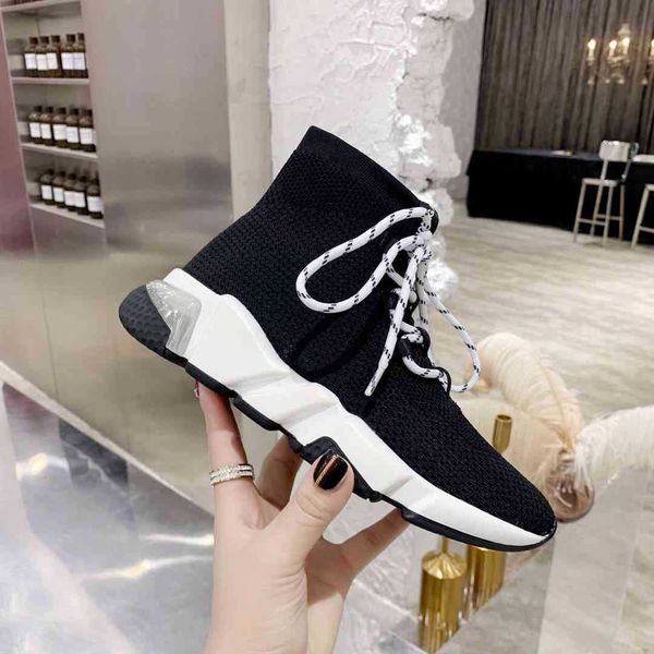 Baskets Dr Chaussures Femmes Chaussettes Tricotées Chaussures Casual Runners Baskets Chaussures Sneaker Pairs Vitesse Hommes Tup Sole Top Designer Luxurys Marque Couples Homme