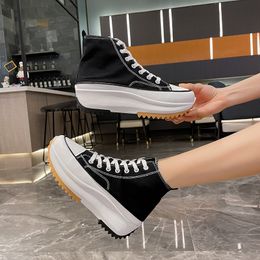 Sneakers Dress S Fashion Women Plateforme Canvas Skateboarding Femmes Lace Up Classic Ladies Shoes Sneaker Canva Claic Ladie Shoe