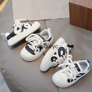 Zapatillas de deporte Zapatos de vestir Pan de cabeza grande Zapatos para niños Pequeños zapatos blancos Mujer 2023 Nueva primavera y otoño Ocio Zapatos de tablero Panda Zapatos deportivos EstudianteH240307