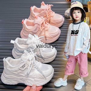 Sneakers Kleding Schoenen Meisjes schoenen sport zomer ademend mesh kinder kleine witte heren midden en grote vader lente herfst stijlenH240307