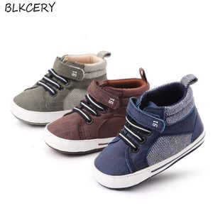 Zapatillas de deporte Marca de moda Zapatos nacidos Bebés Niños Infantes para 1 año de edad Cuna de suela blanda Niño primeros caminantes 018 Meses 221119