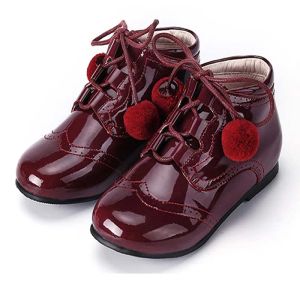 Baskets à la mode pour enfants, chaussures en cuir véritable, bottines d'hiver pour filles, bottes pour bébés et tout-petits, 2020