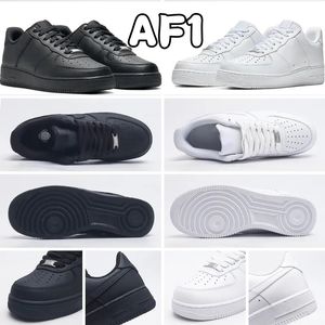 Sneakers voor heren Airforces 1 Designer vrijetijdsschoenen Forces Running Outdoor Hoge kwaliteit platformschoenen Klassiek drievoudig wit zwart