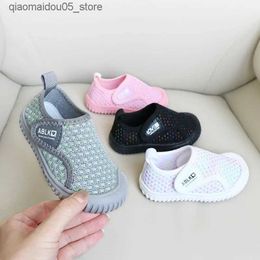 Baskets filles garçons chaussures décontractées bébé enfants nus sports respirant en maille sans glissement