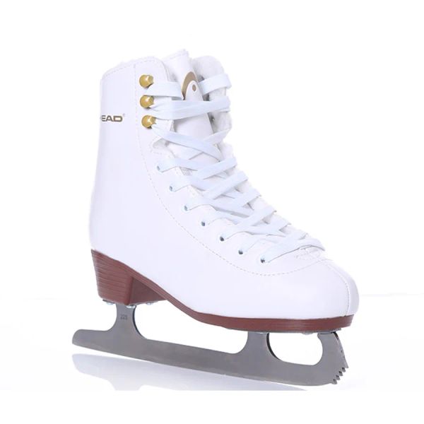 Zapatillas de zapatillas de patinaje de hielo de zapatillas de hielo zapatos adultos figura bailando patines de hielo cuchillo de flores profesional cuchillo de hockey sobre hielo patines de hielo real