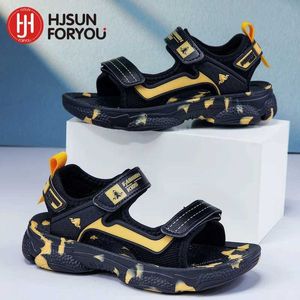 Sneakers Hot Selling Summer Childrens Fashion Shoes Maat 29-40 Boys schoeisel kinderen Non Slip Sandals baby sportschoenen Q240506