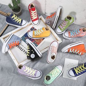 Sneakers Ins Fashion Girls Boys Children Boots Canvas Shoes 8008 221207