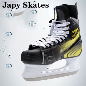 Sneakers Japy Skate Black Dragon Ice Hockey Shoes Adult Child Iia Skates Professional Ball Knife Ice Hockey Knife schoenen Real IeS Skates