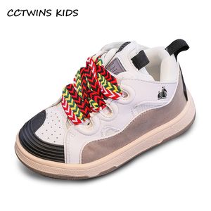 Sneakers Kids Autumn Girls Boys Fashion Casual Running Sports Trainers Kinderschoenen Ademend zachte zool kleurrijke kant 230308