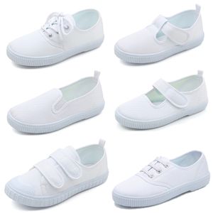 Sneakers Kids Kinderen Casual Witte Canvas Schoenen Waggel Meisje Ademend Antislip Slijtvaste Zweetabsorberende Jongens Vier Seizoenen 230714