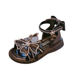Baskets enfants sandales pour filles chaussures noeud papillon antidérapant princesse plage doux enfant en bas âge bébé enfants 4 12 ans 230313