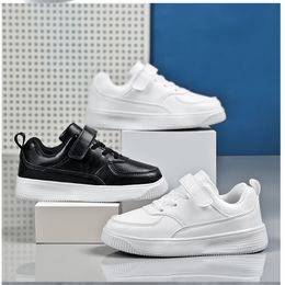 Zapatillas de deporte para niños, zapatillas informales blancas y negras para niños, zapatillas de moda para niños, zapatos transpirables para niños, Tenis Infantil 230625