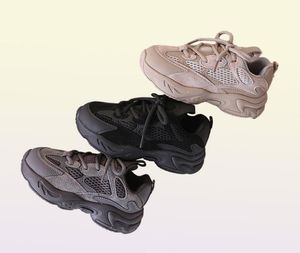 Zapatillas de deporte para niños, zapatos negros de marca, zapatillas informales para bebés y niños pequeños, zapatillas gruesas sin cordones para otoño 2211254449605