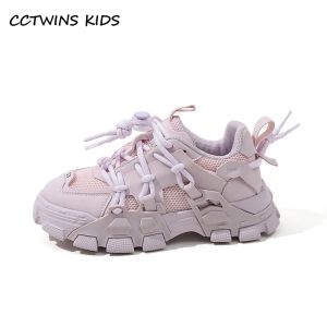 Sneakers Kids Sports Sneakers 2022 Spring Girls Boys Running Fashion Trainer Chunky Chaussage Chaussures Chaussures Tennis Sole Plateforme