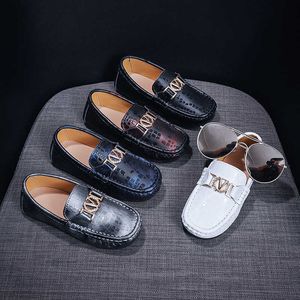 Sneakers Luxe Kinderen Loafers voor Baby Jongens Meisjes Schoenen Mocassins Zachte Kinderen Flats Casual Boot Kinderen Bruiloft Echt Lederen SchoenenHKD230701