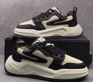 Sneakers Men Kwaliteit Leather America High Flat Mesh veter-up Casual Outdoor Runner Trainers Cup Little White Shoes Daily Outfit 915