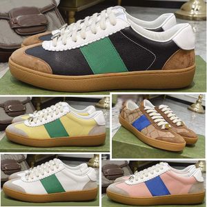 Sneakers Mens Femmes Dirty Old Designer Fashion Sports Canvas Men Chaussures Marche Running Leather Print Classic Womens Outdoor Chaussure 35-45 77132 S