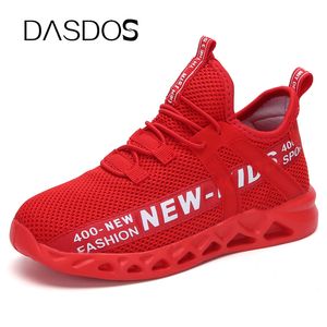 Sneakers mesh kinderen lichtgewicht kinderen schoenen casual ademende jongens niet -slip meisjes zapatillas size2638 221125