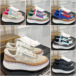 Sneakers Nama Designer Dames Casual Schoenen Nieuw Patroon Verzendkosten Canvas Regenboog Sneaker Hardloopsportschoen Gerecyclede mesh-stof