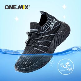 Sneakers Onemix waterdichte jongen sneakers hoogwaardige kinderen hardloopschoenen jongens ademende gaas zacht antidirty outdoor kinderen sportschoenen