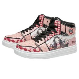Sneakers Pink Girl's Heart Anime Hightop Sports Casual Board Shoes Extinction Ghost Of The Blade of Mizuko couple chaussures Sneakers Sneakers
