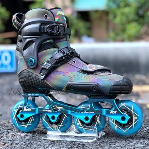 Sneakers reflecterende koolstofvezel slalom inline skates kind volwassen roller schaatsenschoenen schuifpatines vergelijkbaar met seba igor ksj hv