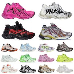 Sneakers Runners 7.0 Transmit Graffiti Multicolor Deconstruction 7 Track 3.0 Tess.S.Plaque-forme triple noire noire tracers chaussures pour hommes chaussures de tennis