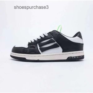 Кроссовки Черные туфли Panda Top женские Chunky High Edition Mens Bone Casual Skel Shoes Low Designer Amirrss White Little Quality 2024 New Board ZRSD