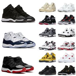 baskets chaussures jumpman 11 Midnight Navy 4s White Oreo Basketball Shoe Cool Grey Low Pure Violet Heiress Instinct Bright Citrus Space Jam Bred Concord Cherry